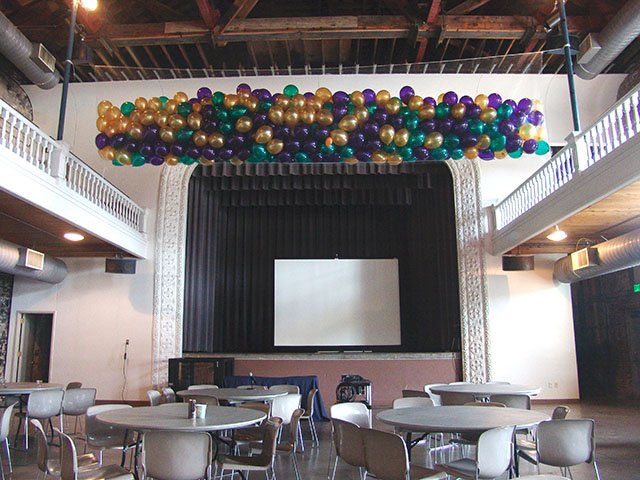balloon drop at the Tivoli Denver