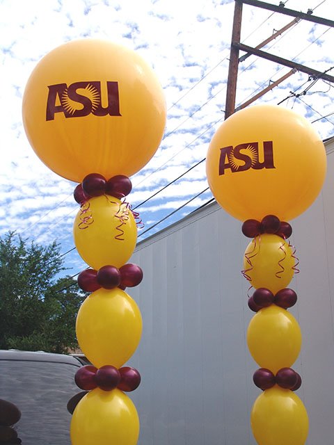 college fun and funky balloon columns denver